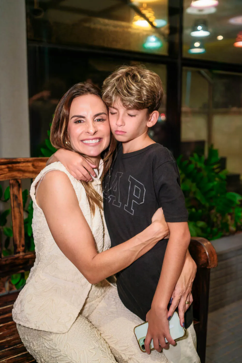 Stellinha com o filho